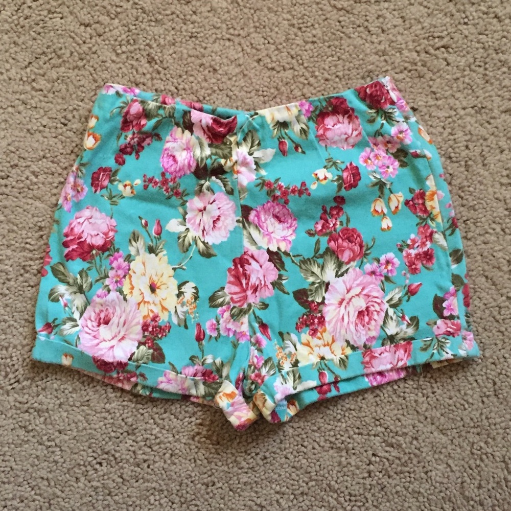 Brandy Melville Floral Shorts